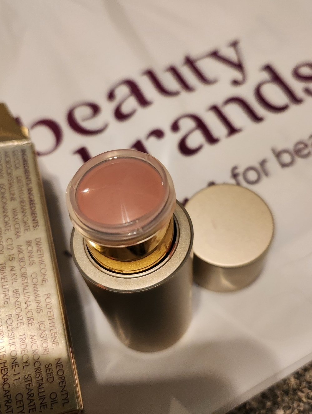 Rosy Cream Lip & Cheek Tint Stick — STILA Harmony Sheer Lillium shade